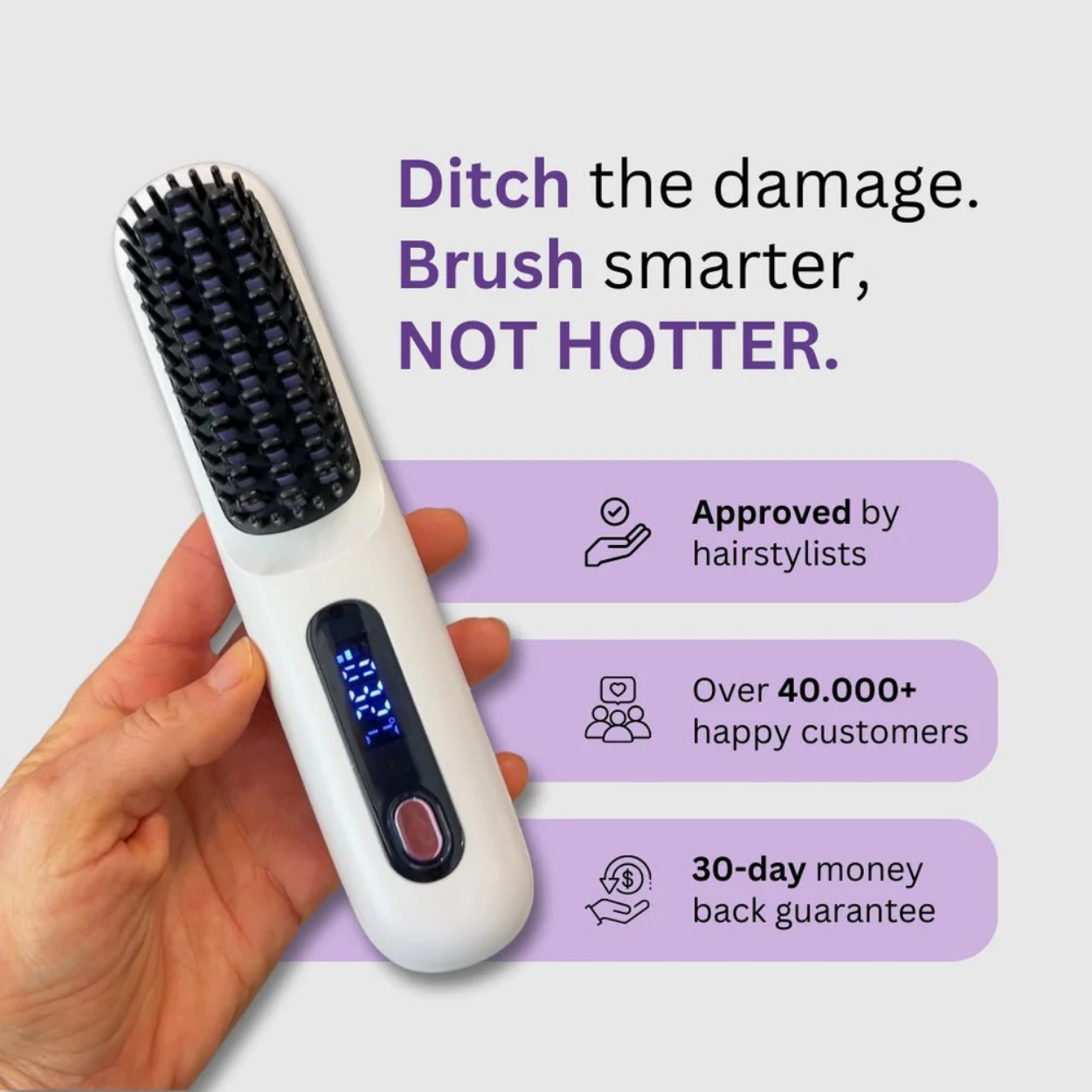 Bliss Portable Straightener Brush PRO®