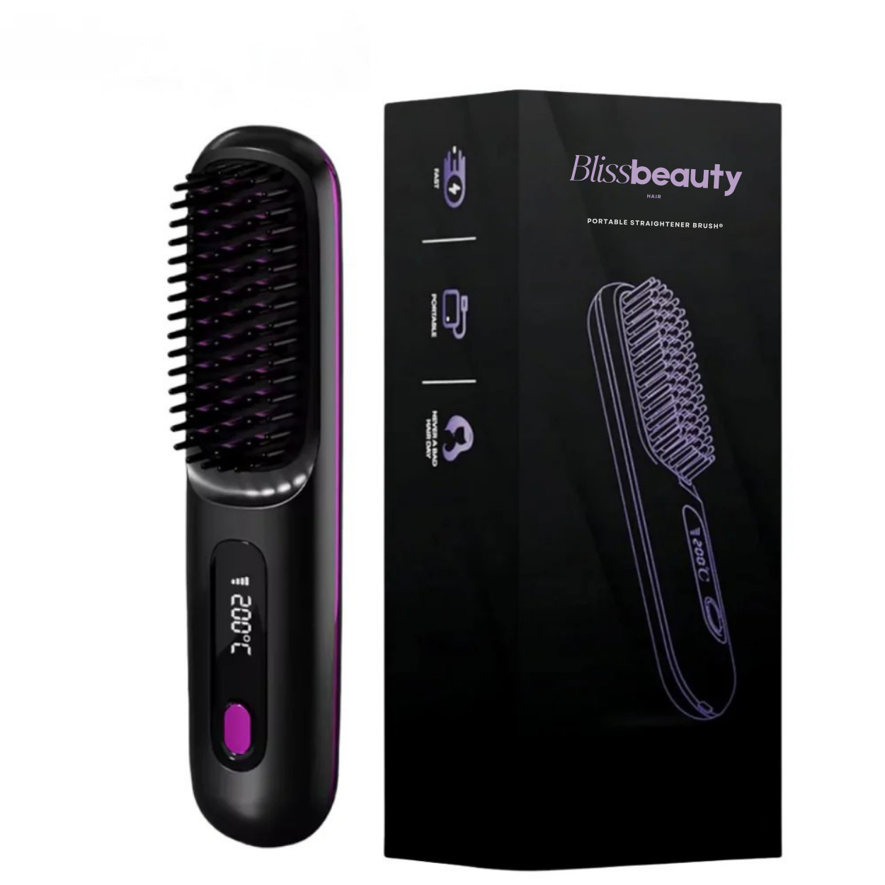 Bliss Portable Straightener Brush PRO®