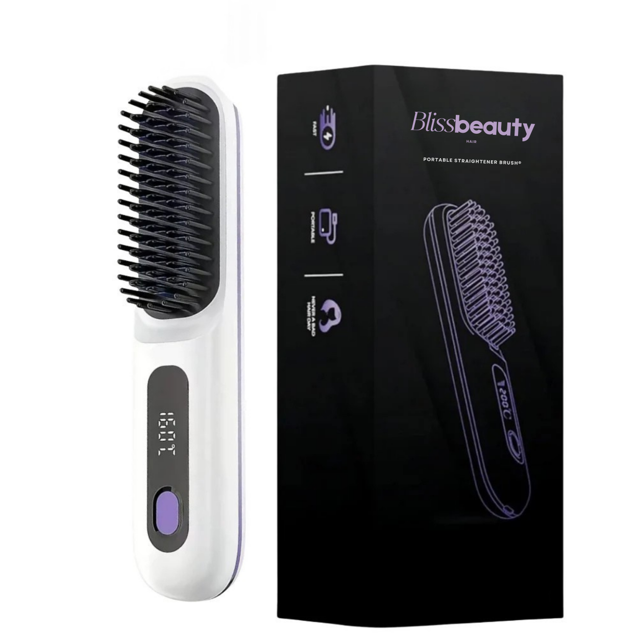 Bliss Portable Straightener Brush PRO®